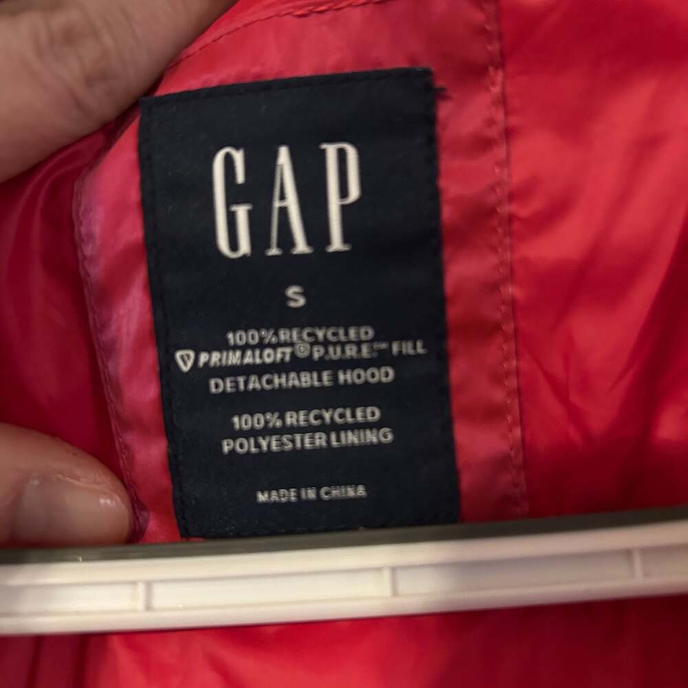 Gap Puffer Winter Crop Jacket WITHOUT Detachable … - image 3